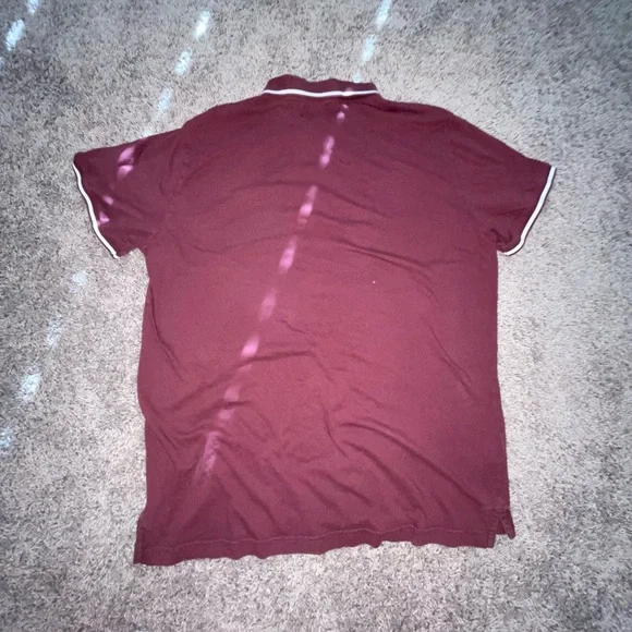 Original Penguin Red Polo Shirt Casual Style - Picture 4 of 4